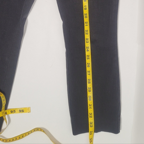 Anthropologie The Essential Slim Black Pant size 8 - Picture 5 of 10